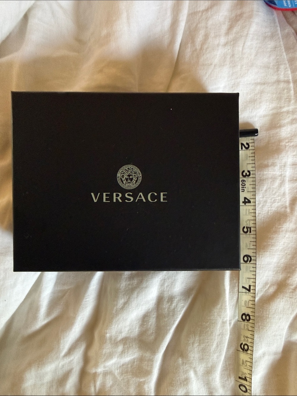 Versace Black Box with Silver Logo